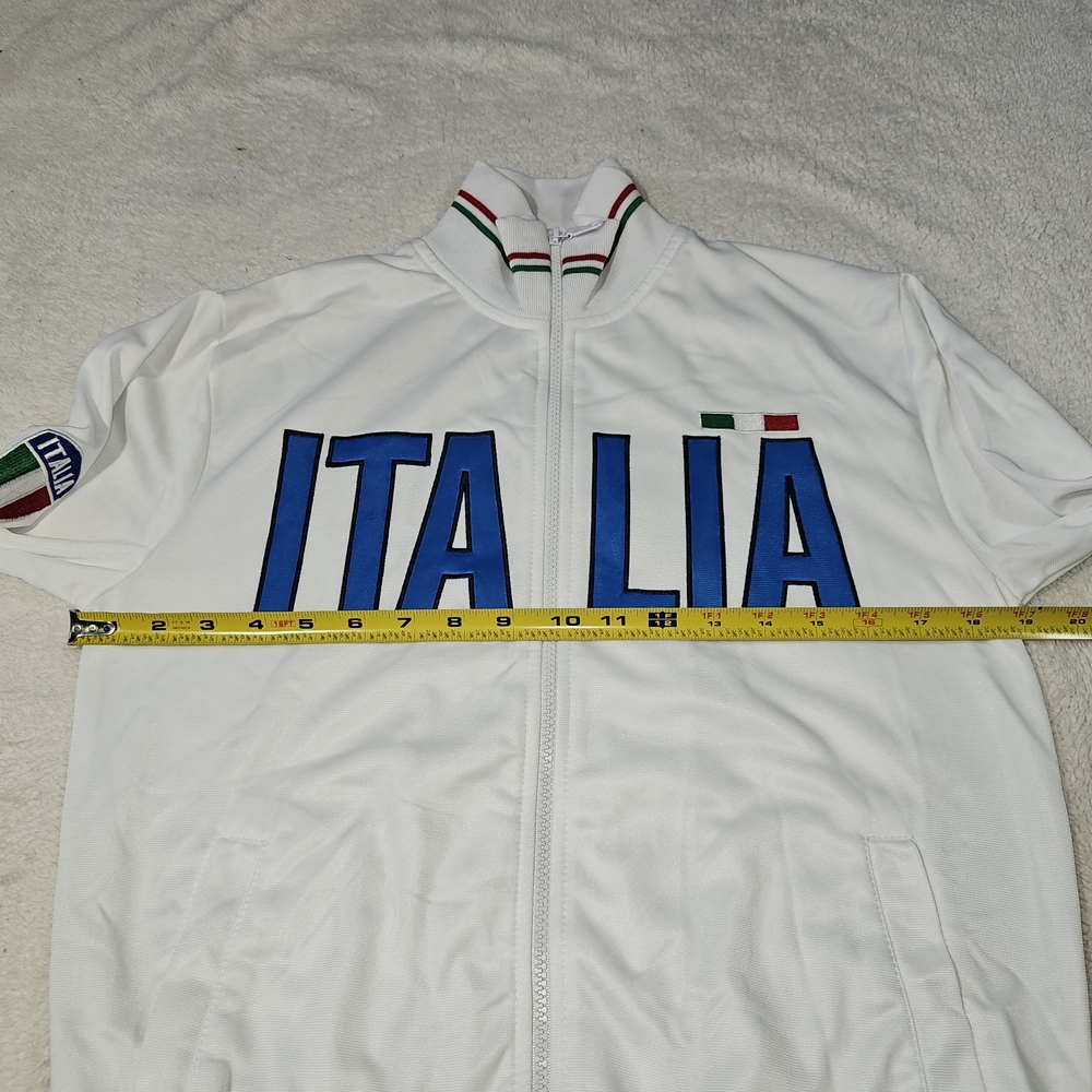 Italina White Jacket with Italia Emblem - Picture 10 of 11